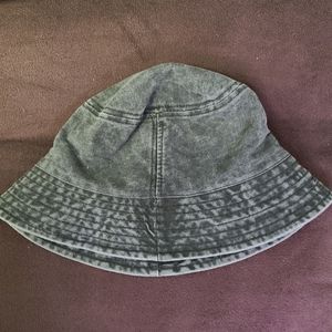 Dark denim bucket hat
